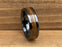 “The Bourbon Mini” 100% USA Made Build Your Own Ring Black Diamond Ceramic Pipe Cut 6mm High Polish Ring