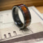 “The Olympic” 100% USA Made Black Ceramic Ring With Wood From The RMS Olympic