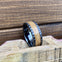 "The Barrel Maker" 100% USA Made Build Your Own Ring Black Diamond Ceramic Pipe Cut Band Scored Finish