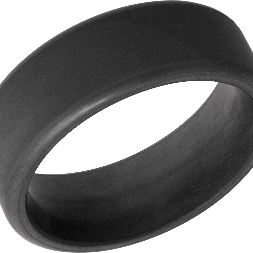 Elysium Bevel 25 Carat Engineered Black Wedding Band